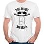 Imagem de Camiseta por favor m leva alienigenas et extraterrestre