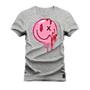 Imagem de Camiseta Premium 100% Algodão Estampada Shirt Unissex Smile Chiclete