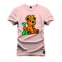 Imagem de Camiseta Premium Algodão Confortável Estampada Urso King