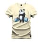 Imagem de Camiseta Premium Algodão Confortável Estampada Urso Pesos