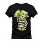 Imagem de Camiseta Premium Estampada Algodão Confortável Mão Caveira Money