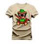 Imagem de Camiseta Premium Estampada Algodão Confortável Urso Furadeira Money