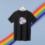 Imagem de Camiseta Preta Flor Transgender - ORGULHO - LGBT