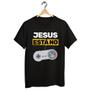 Imagem de Camiseta Preta Infantil do 4 ao 16 Gospel Rei no Controle