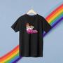 Imagem de Camiseta Preta Love is Love - LÉSBICA - LGBT