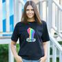 Imagem de Camiseta Preta Mão da Resistência - ORGULHO - LGBT