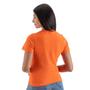 Imagem de Camiseta Preta T-shirt Feminina Baby Look 100% Algodão Plus Size