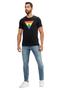 Imagem de Camiseta Pride Logo Triangulo Guess Preto