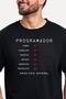 Imagem de Camiseta Programador Status Bar Life By Nerd Chic Software