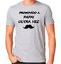 Imagem de Camiseta promovido a papai outra vez camisa Raglan