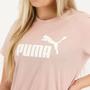 Imagem de Camiseta Puma ESS Logo Heather Feminina Rosa