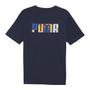 Imagem de Camiseta Puma Graphics Feel Good WT24 Masculina Club Navy