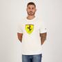 Imagem de Camiseta Puma Scuderia Ferrari Race Big Shield Colored Branca