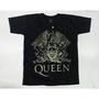 Imagem de Camiseta Queen Blusa Preta Unissex Banda Freddie Mercury EPI078 BRC
