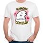 Imagem de Camiseta quer namorar comigo presente blusa tshirt