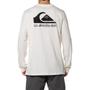 Imagem de Camiseta Quiksilver Manga Longa Omni Logo WT24 Off White