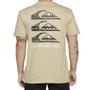 Imagem de Camiseta Quiksilver Vertical Logos SM25 Masculina Caqui