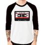 Imagem de Camiseta Raglan 80's Mix Tape Manga 3/4 - Foca na Moda