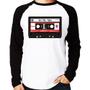 Imagem de Camiseta Raglan 80's Mix Tape Manga Longa - Foca na Moda