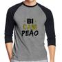 Imagem de Camiseta Raglan BiCAMpeão Manga 3/4 - Foca na Moda