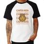 Imagem de Camiseta Raglan Capivara meme trend