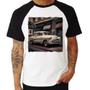 Imagem de Camiseta Raglan Carro retrô branco - Foca na Moda