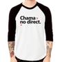 Imagem de Camiseta Raglan Chama no direct Manga 3/4 - Foca na Moda