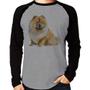 Imagem de Camiseta Raglan Chow-chow Manga Longa - Foca na Moda