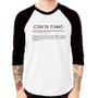 Imagem de Camiseta Raglan Contatinho Manga 3/4 - Foca na Moda