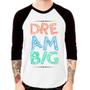 Imagem de Camiseta Raglan Dream Big Manga 3/4 - Foca na Moda