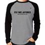 Imagem de Camiseta Raglan Eu me avisei, mas eu não me ouvi Manga Longa - Foca na Moda