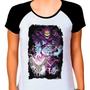 Imagem de Camiseta Raglan Feminina Branca Desenho He-Man 13