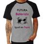 Imagem de Camiseta Raglan Futura Baterista Igual ao Papai - Foca na Moda