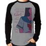 Imagem de Camiseta Raglan Girl From Village To City Manga Longa - Foca na Moda