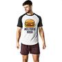 Imagem de Camiseta Raglan Hamburguer amor a primeira mordida