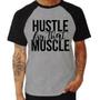 Imagem de Camiseta Raglan Hustle For That Muscle - Foca na Moda