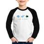 Imagem de Camiseta Raglan Infantil Animals are friends Manga Longa - Foca na Moda