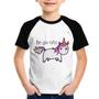 Imagem de Camiseta Raglan Infantil Be You Tiful - Foca na Moda