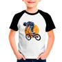 Imagem de Camiseta Raglan Infantil Bike Bicicleta Ciclismo 02