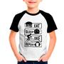 Imagem de Camiseta Raglan Infantil Bike Bicicleta Ciclismo 08