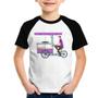 Imagem de Camiseta Raglan Infantil Bike Food - Foca na Moda