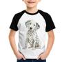 Imagem de Camiseta Raglan Infantil Cachorro Dálmata - Foca na Moda