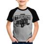 Imagem de Camiseta Raglan Infantil Caminhão Road Trucker Caminhoneiro - Foca na Moda