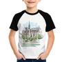 Imagem de Camiseta Raglan Infantil Catedral de Notre-Dame de Paris - Foca na Moda