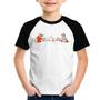 Imagem de Camiseta Raglan Infantil Crianças Brincando - Foca na Moda