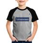 Imagem de Camiseta Raglan Infantil fakenews - Foca na Moda