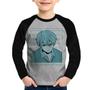 Imagem de Camiseta Raglan Infantil Fall Down Seven Times, Stand Up Eight Manga Longa - Foca na Moda