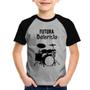 Imagem de Camiseta Raglan Infantil Futura Baterista - Foca na Moda