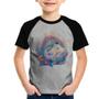 Imagem de Camiseta Raglan Infantil Golfinho Fofo - Foca na Moda