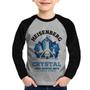 Imagem de Camiseta Raglan Infantil Heisenberg Crystal Manga Longa - Foca na Moda